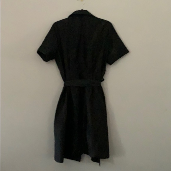 Chic button down dress with tie at waist - Picture 4 of 4